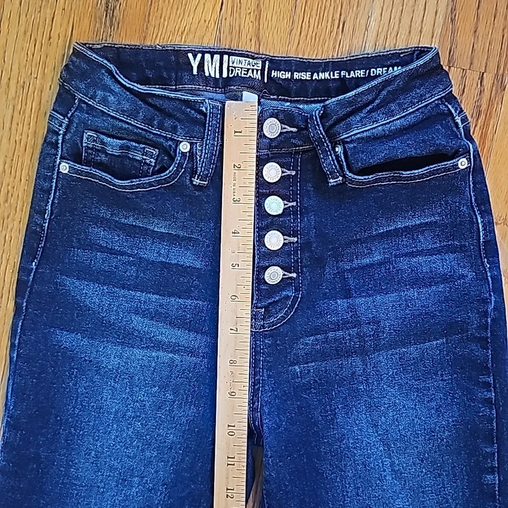 YMI Vintage Dream Jeans High-Rise Ankle Flare/Dream Fit size 3/26